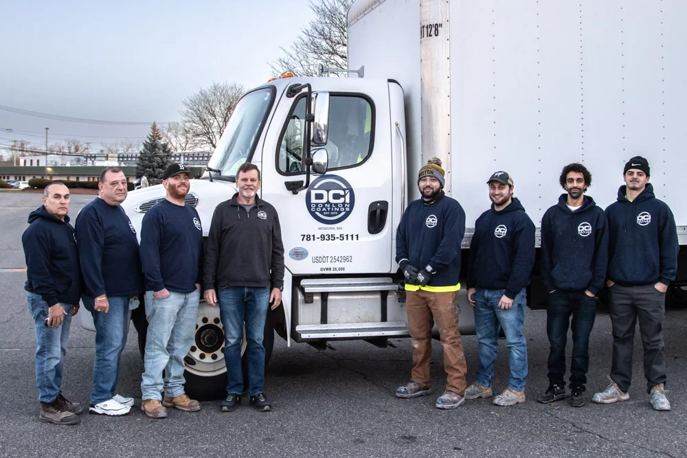Donlon Coatings, Inc. Team, Floor Coating Systems for Commercial and Industrial Facilities, and Residential.